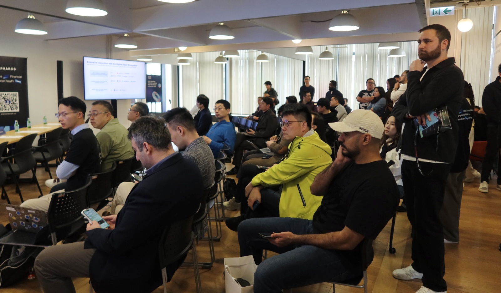 Attendees gathered for a Buildify technology event